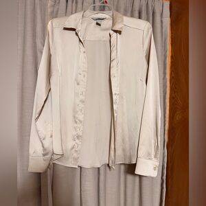H&M Cream Button Down Shirt